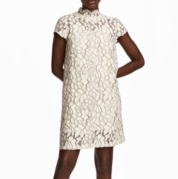H&M Dresses & Skirts - 3/$15 H&M White & Black Lace Dress